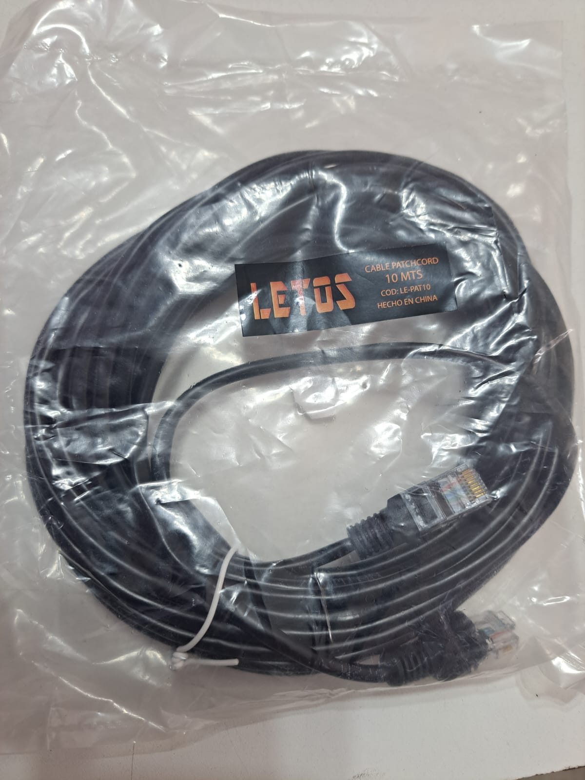 Cable Lan – Red / Utp Cat5e / 10 Metros / Netmak