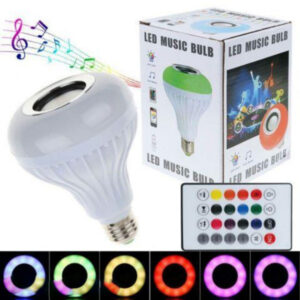 Foco Led Con Parlante Bluetooh Incorporado