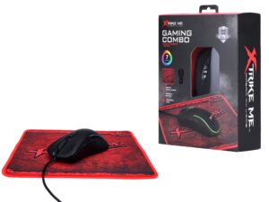 Combo Mouse Y Pad Xtrike Me Gmp-290 / Óptico / 7 Colores / 3600dpi