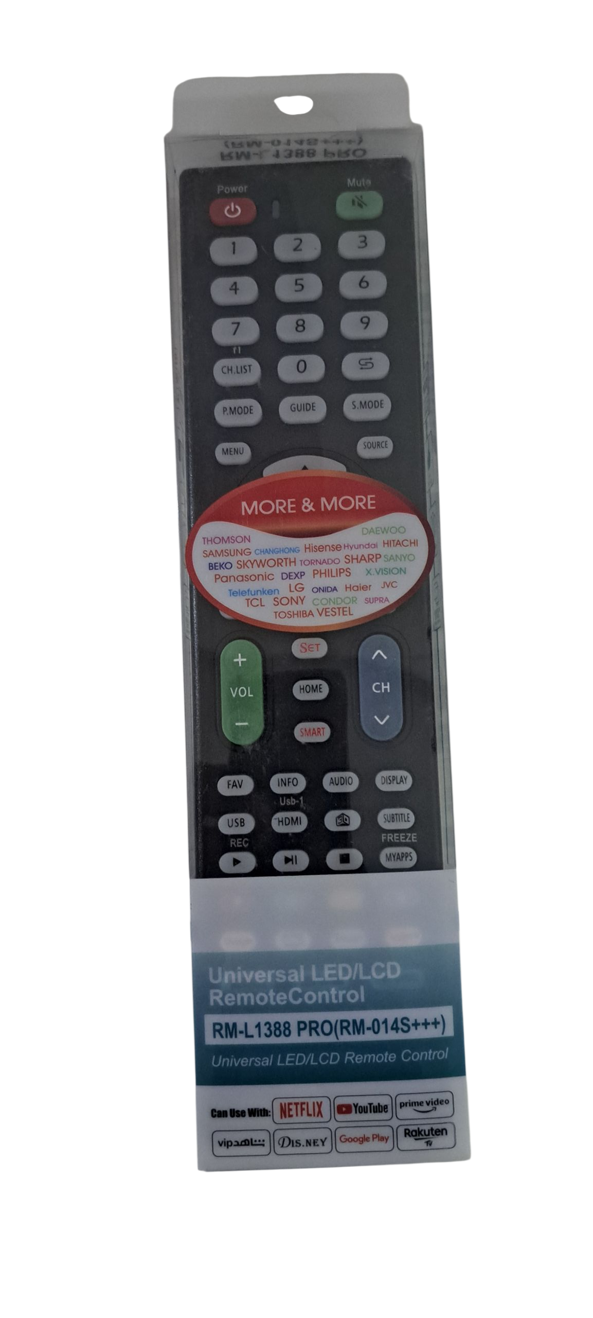 Control remoto universal / RM-L1388-PRO