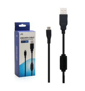CABLE CARGADOR JOYSTICK PS4 CON FILTRO + CAJA 3 MTS