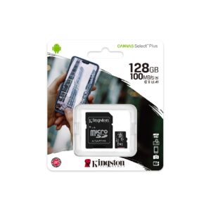 Memoria Micro Sd 128gb Clase 10 Kingston Con Adaptador