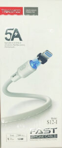 CABLE CARGADOR IPHONE MAGNETICO TRANYCO 5A S12-IP