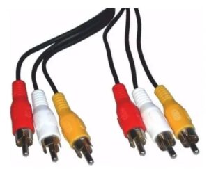 Cable 3 Rca A 3 Rca Audio Vídeo / 1,5 Metros / CB076