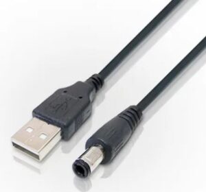 Cable Usb A Ficha Pin 5.5 / Dc-5v
