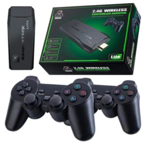 CONSOLA JUEGOS RETRO GAME BOX STICK 2.4G WIRELESS / M8 / Incluye 9 Emuladores / 20.000 Juegos