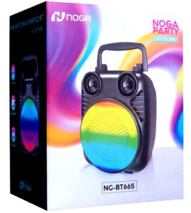 PARLANTE 3 PULGADAS PORTABLE INALAMBRICO BT CON LEDS / NG-BT665