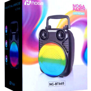 PARLANTE 3 PULGADAS PORTABLE INALAMBRICO BT CON LEDS / NG-BT665