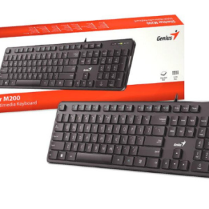Teclado Multimedia Genius / Slimstar M200 / Usb / Color Negro