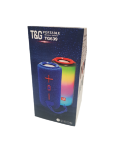 Parlante Portatil Bluetooth / T&G 639 / 20cm x 10cm / 10W / USB / MicroSD / Aux