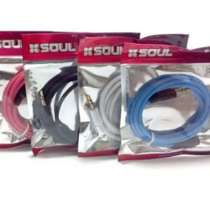 CABLE AUXILIAR 3,5MM A 3,5MM / SOUL / 2 MTS