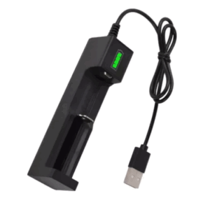 Cargador De Pilas Litio 18650 16340 14500 / Con Indicador De Carga