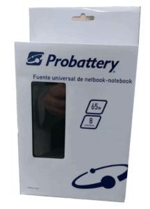 Fuente Universal  Notebook / Probattery / 65w / 8 Conectores