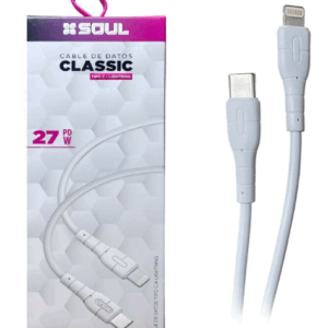 CABLE USB TIPO C A IPHONE / SOUL CLASSIC / 27W