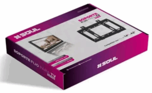 Soporte Fijo Para Tv  Soul / 14" a 42" / 25kg / SOP-TV50