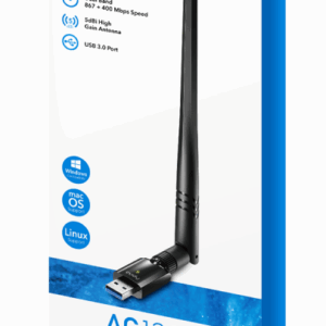 PLACA DE RED USB CUDY AC1300 / ANTENA / WU1400 / DUAL BAND