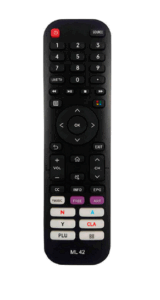 Control Remoto Tv – Megalite ML42 / NOBLEX / PHILCO / SANYO / BGH / JVC / ADMIRAL / HISENSE / SANSEI / TEDGE