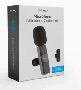 MICROFONO CORBATERO / NETMAK NM-MC10 / INALAMBRICOS
