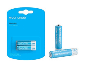 Multilaser Pila Recargabe AAA 1000mAh / Blister x2 / CB051