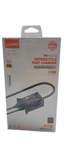 Cargador Para Moto 60w / PD + QC3.0 / Ipx6 / Ldnio C108