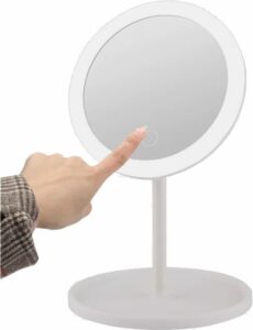 ESPEJO MAQUILLAJE LUZ LED / TACTIL 3 TONOS DE LED /  RECARGABLE / ESP-91047