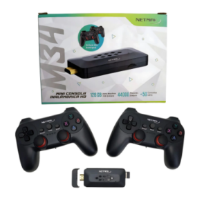 CONSOLA JUEGOS RETRO GAME BOX STICK 2.4G WIRELESS NM-M34 / Hdmi / 128gb / 2 Joysticks Inalámbricos / 50 Emuladores / 44.000 Juegos