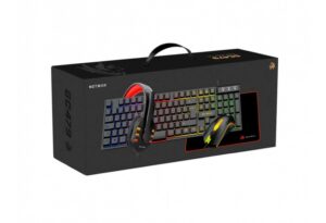 COMBO  GAMER 4 EN 1 TECLADO+ MOUSE +AURICULAR + MOUSEPAD / NETMAK NM-GC479