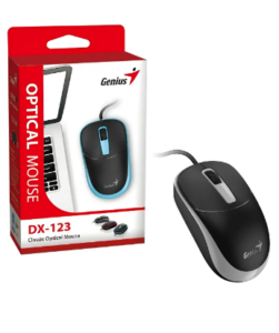MOUSE GENIUS DX-123 / ROJO - GRIS - AZUL