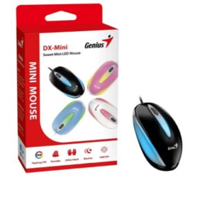 Mini Mouse USB RGB / 1000DPI / Negro / Genius DX-MINI