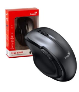 MOUSE GENIUS ERGO 8200S / NEGRO / SILENT / 2.4GHZ